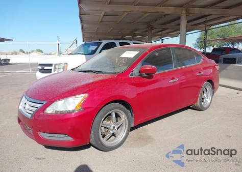 2013 Nissan Sentra Sv из США, поврежденный, VIN 3N1AB7AP0DL685339